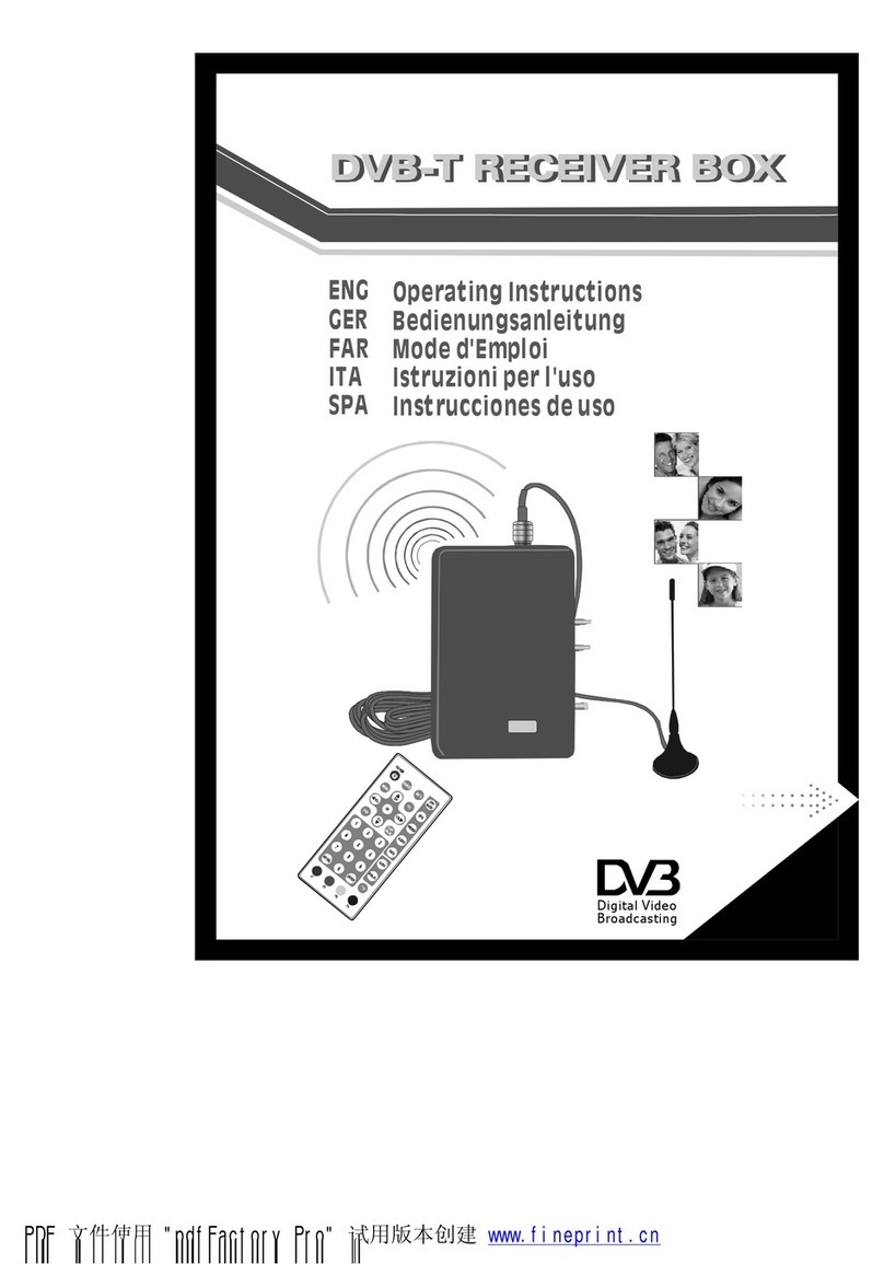 NextBase DVB-T operating instructions