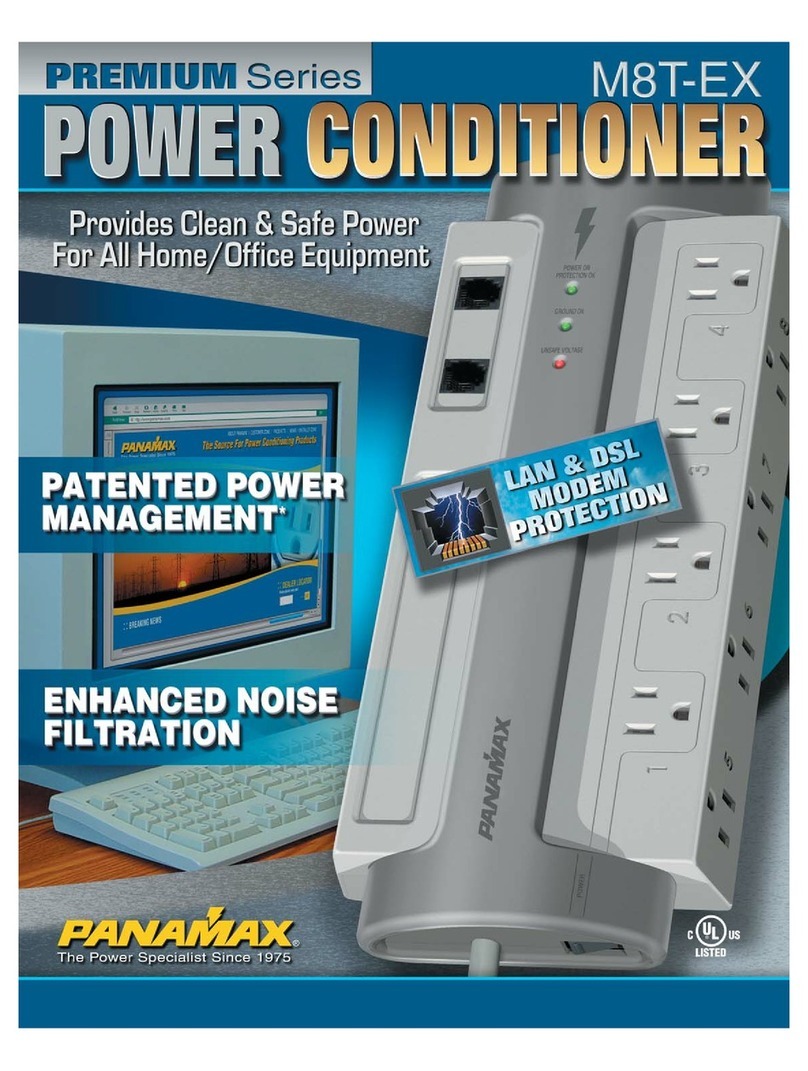 Panamax M8T-EX User manual