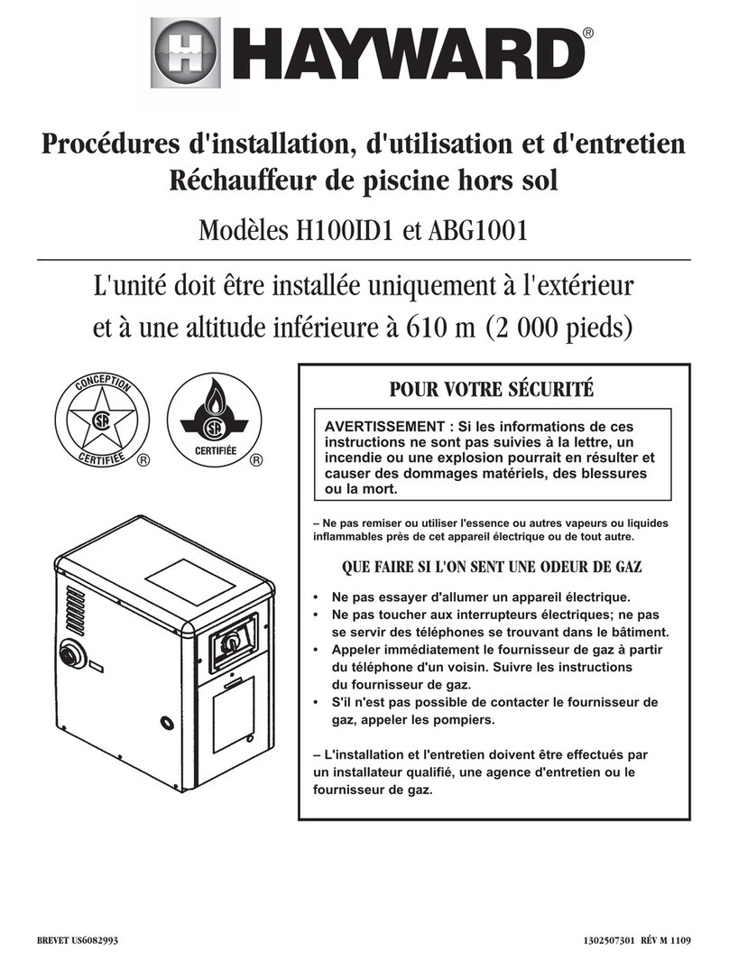 Hayward H-Series User manual