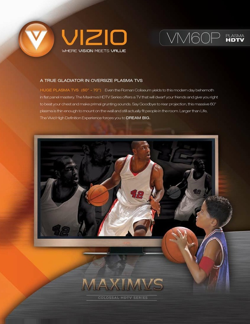 Vizio VM60PHDTV User manual