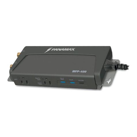 Panamax MFP-400 User manual