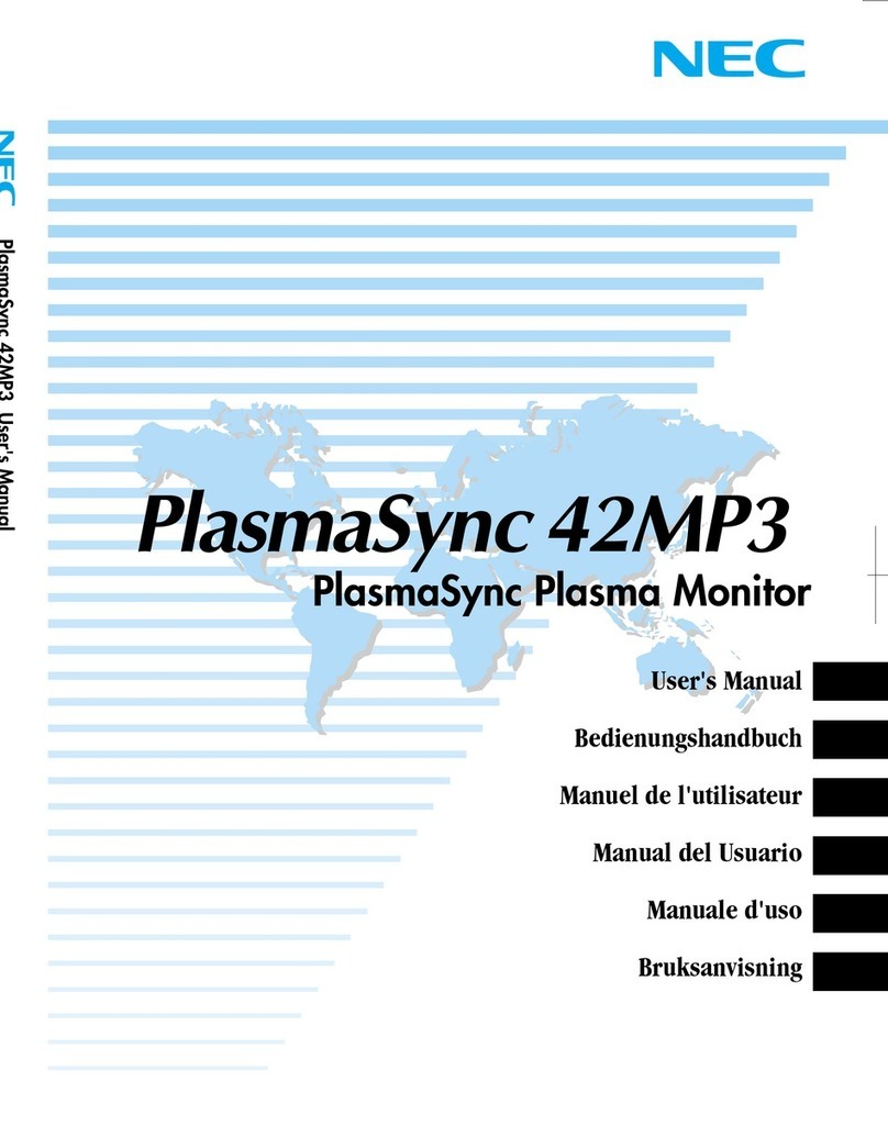 NEC PX-42VM3A User manual