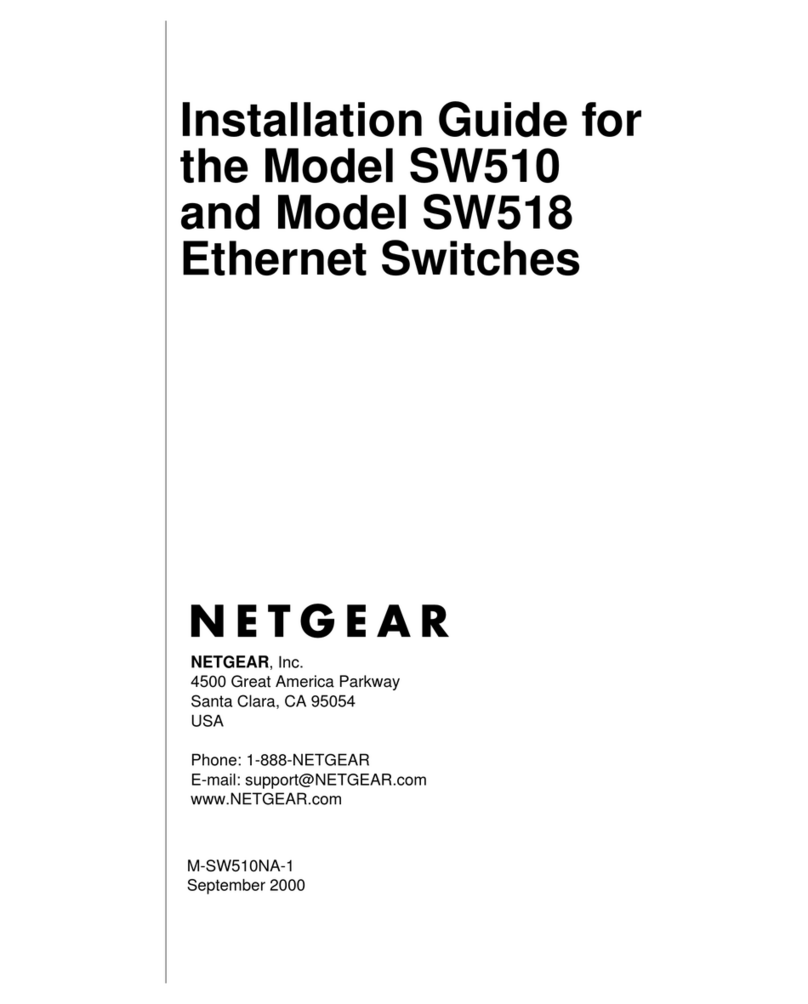 NETGEAR SW510 - Switch installation guide