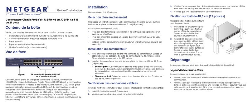NETGEAR ProSafe JGS524 v2 User manual