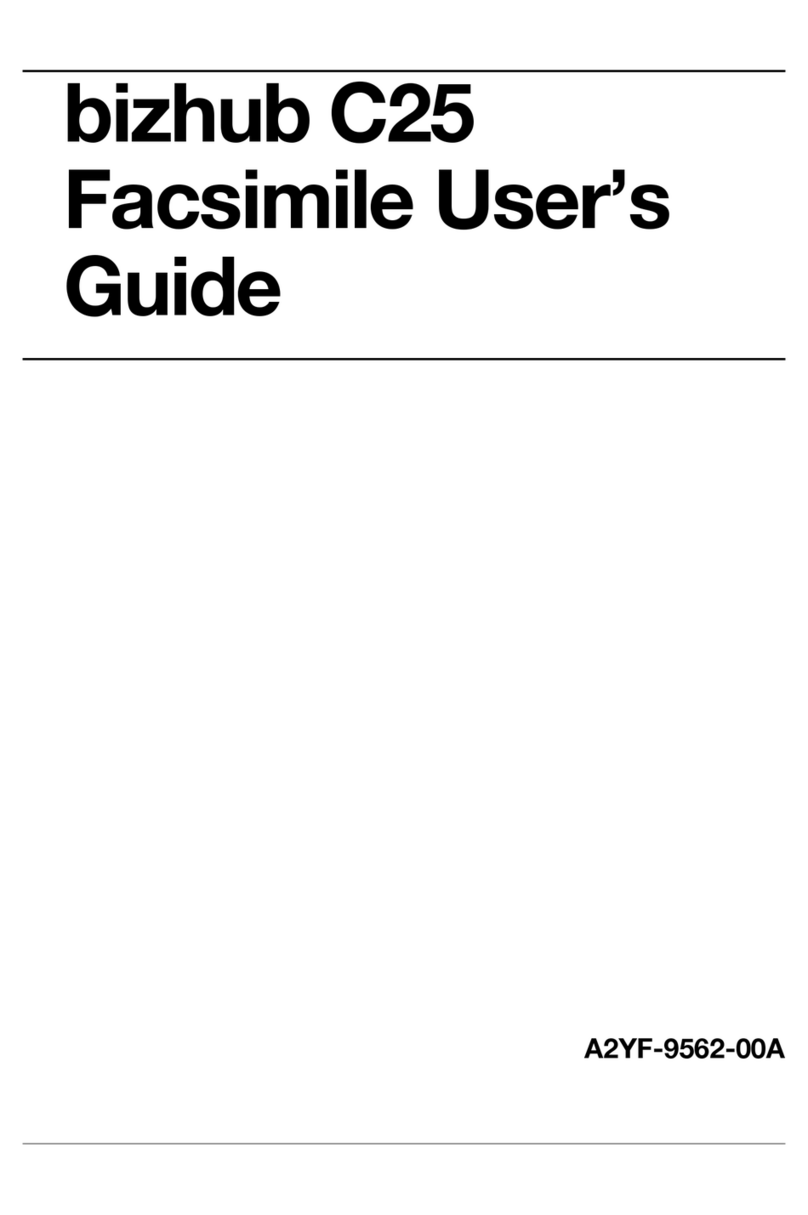 Konica Minolta bizhub C25 Facsimile guide