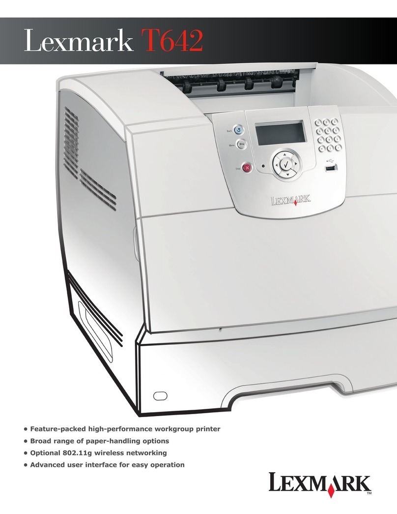 Lexmark 20G0200 User manual