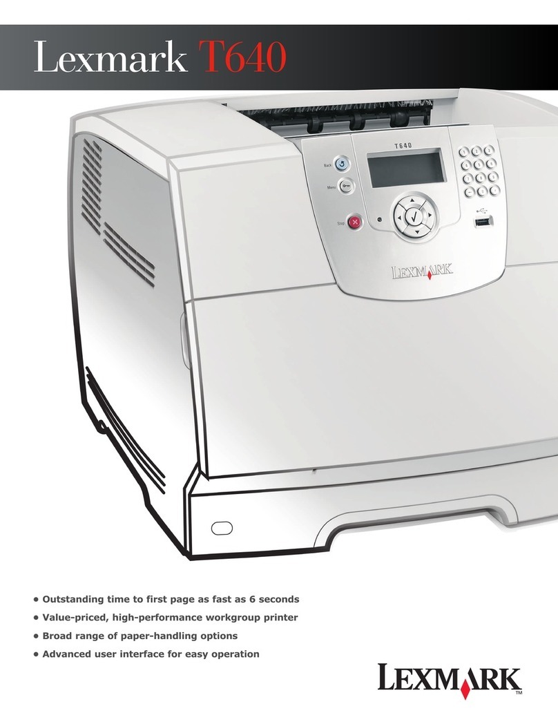 Lexmark 20G0150 User manual