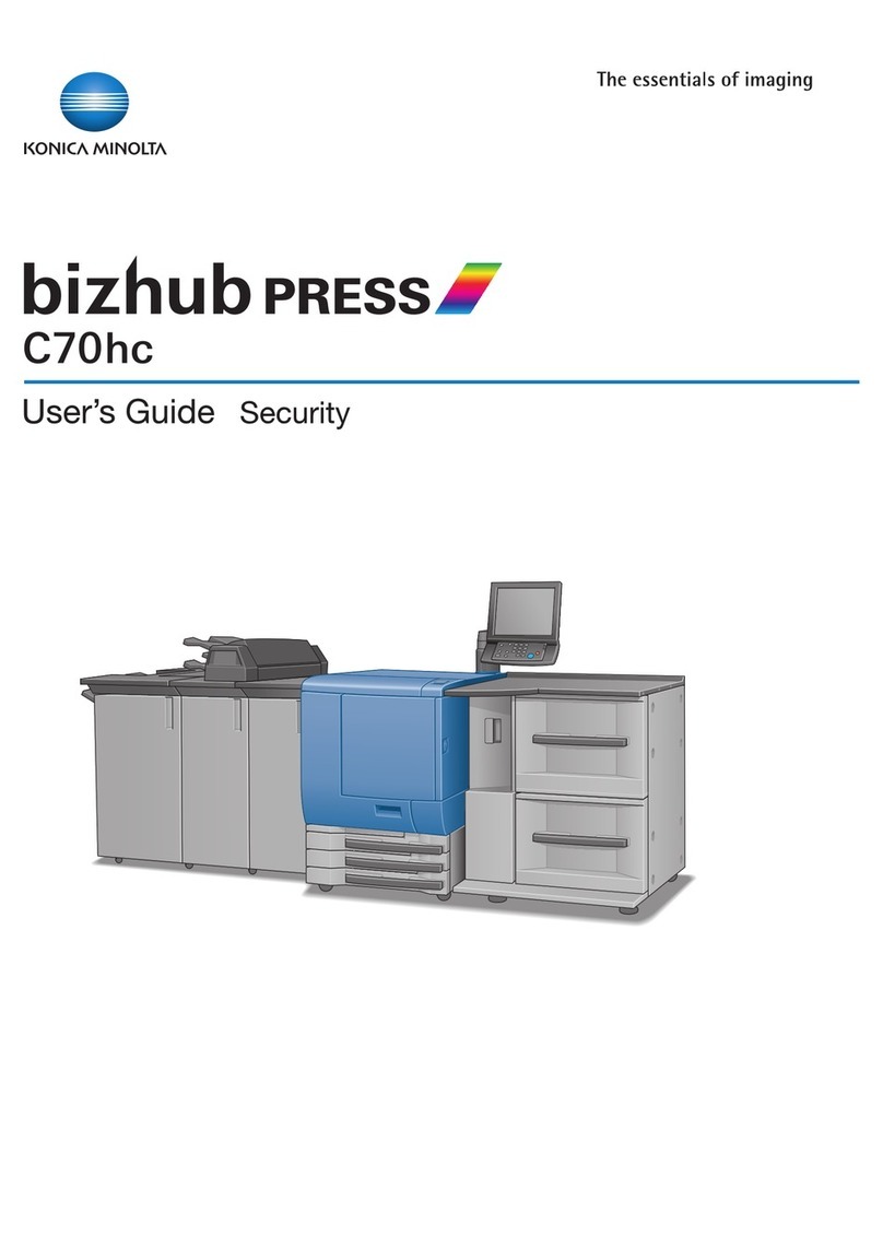 Konica Minolta bizhub PRESS C70hc User manual
