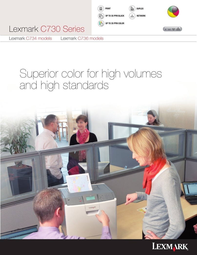 Lexmark 25C0351 User manual