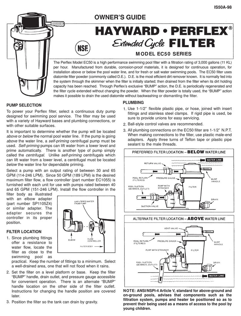 Hayward Perflex EC50 owner's guide