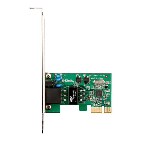 D-Link DGE-560T - Gigabit PCI-Express SNMP VLAN Flow Control Network... User manual