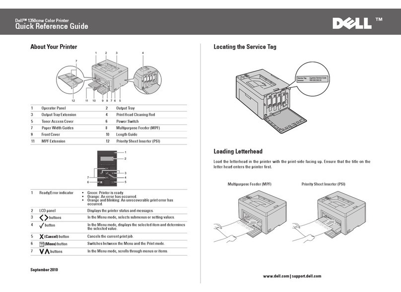 Dell 1350 Color User manual