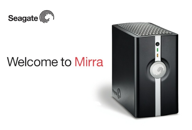 Seagate Mirra Setup guide