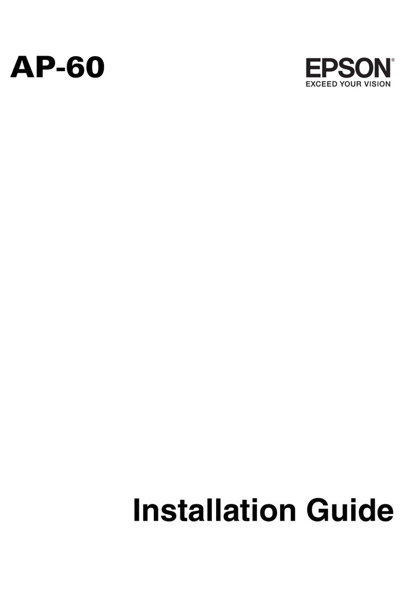 Epson AP-60 - Projector Sound Solution User manual