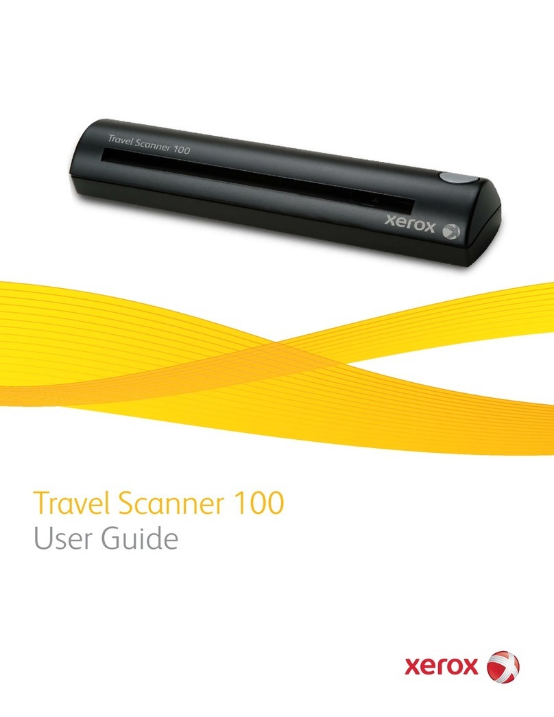 Xerox XTRAVEL-SCAN - Travel Scanner 100 User manual