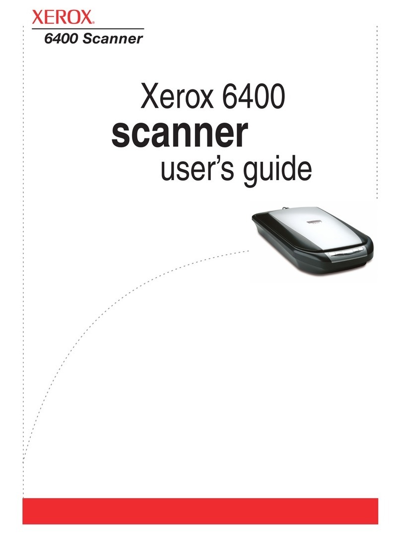 Xerox X64005D-WU - 6400 - Flatbed Scanner User manual