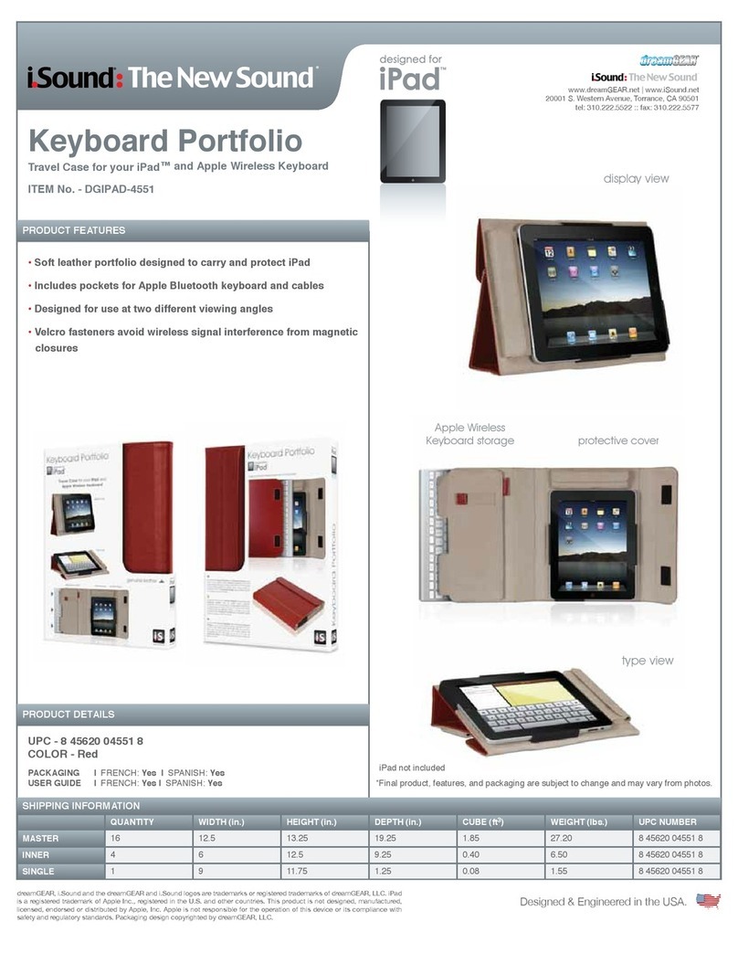 I.SOUND DGIPAD-4551 - DATASHEET FOR IPAD datasheet