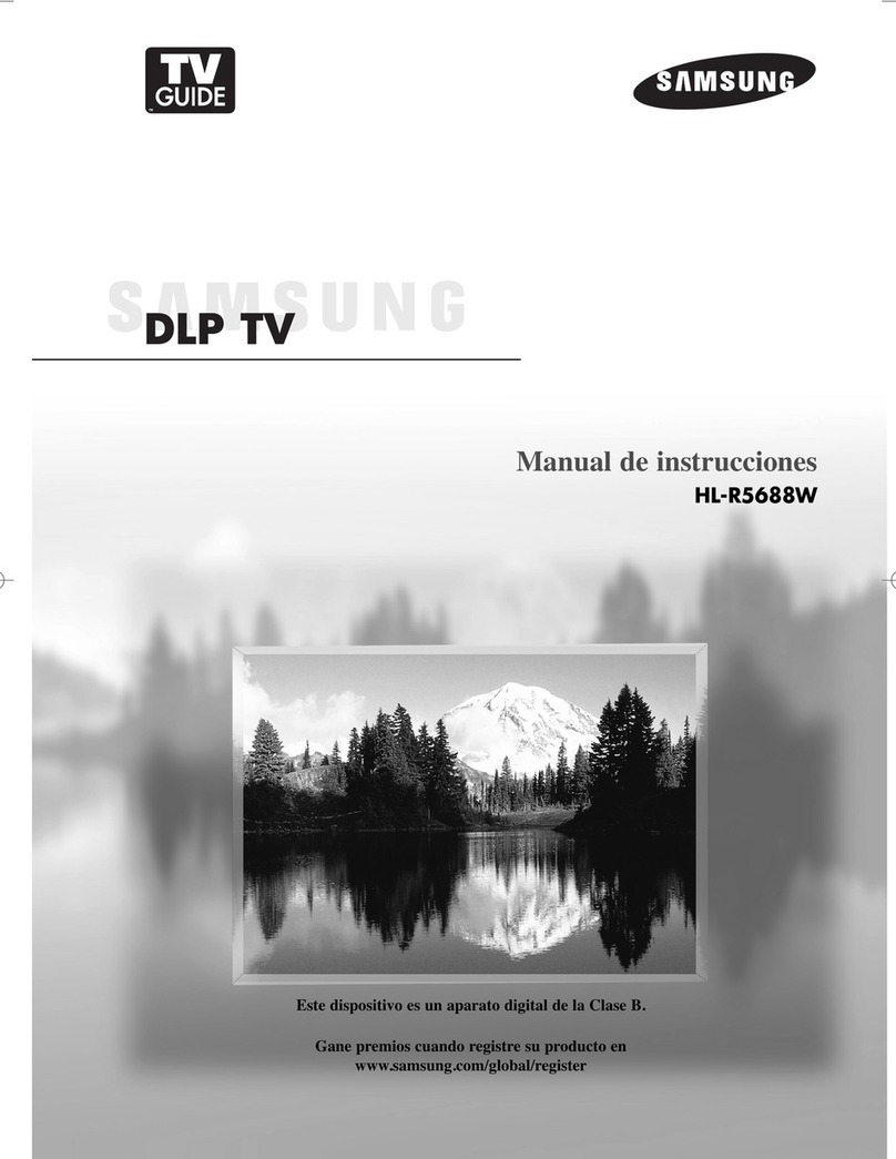 Samsung HL-R5688W - 56" Rear Projection TV Setup guide