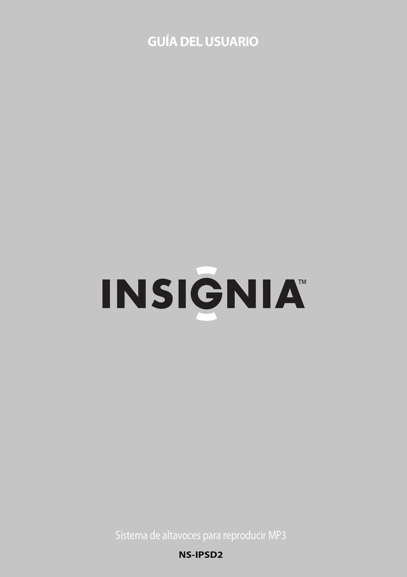 Insignia NS-IPSD2 Quick start guide