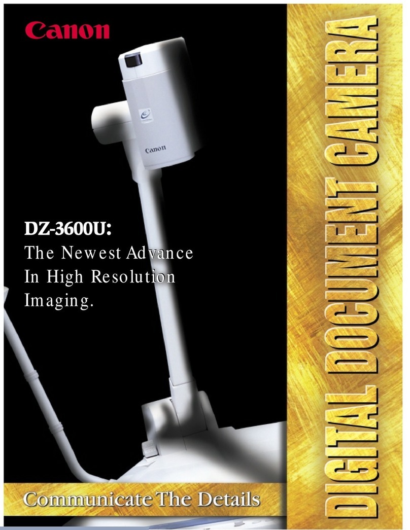 Canon DZ-3600U User manual