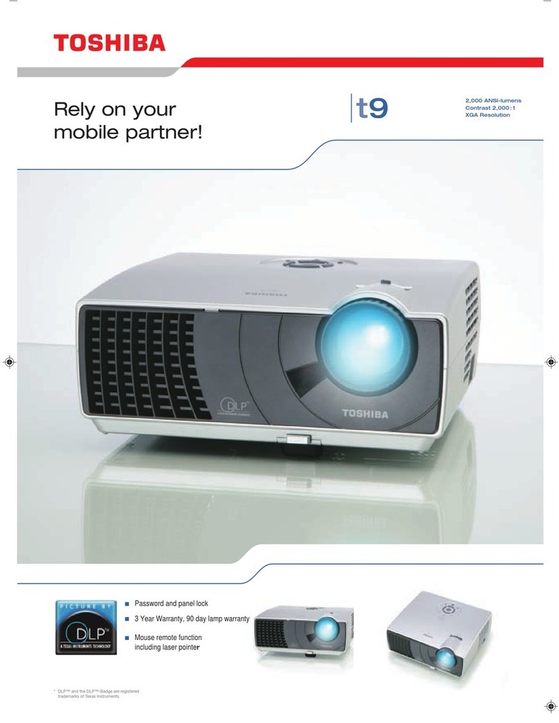 Toshiba TDP-T9 Specifications