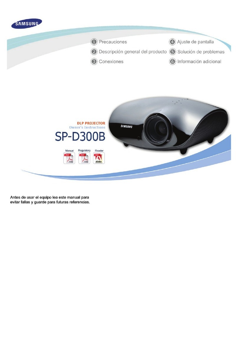 Samsung SP-D300B User manual
