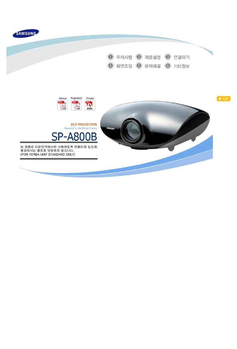 Samsung SP-A800B User manual
