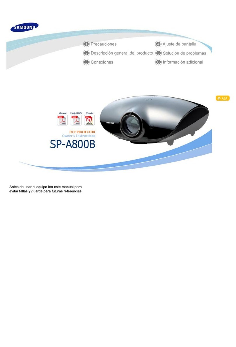 Samsung SP-A800B User manual
