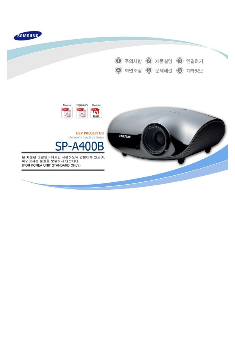 Samsung SP-A400B User manual