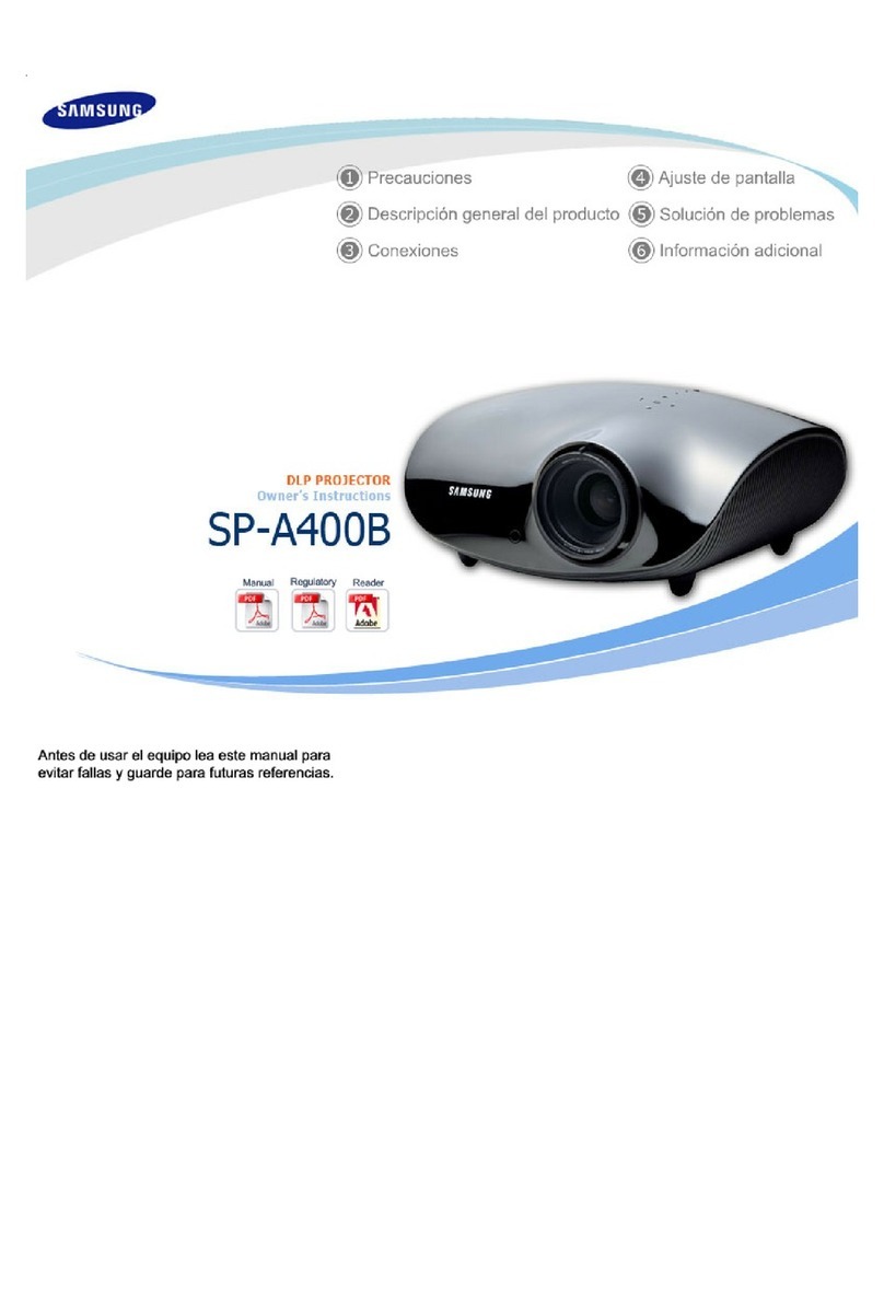 Samsung SP-A400B User manual