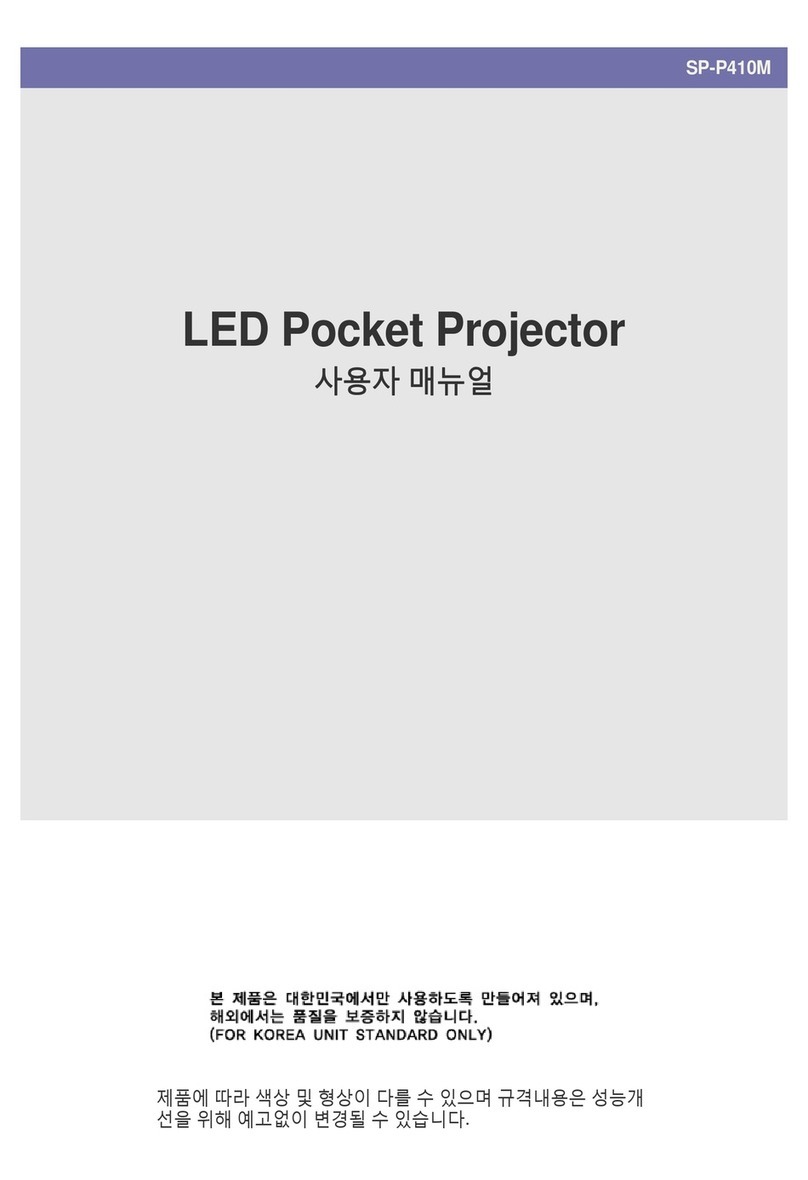 Samsung P410M - LED-based DLP Pocket Projector user manual