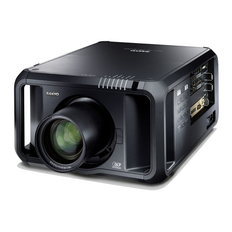Sanyo PDG-DHT8000L - 8000 Lumens User manual