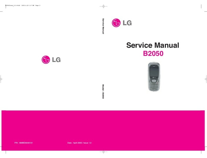 LG B2050 Service manual