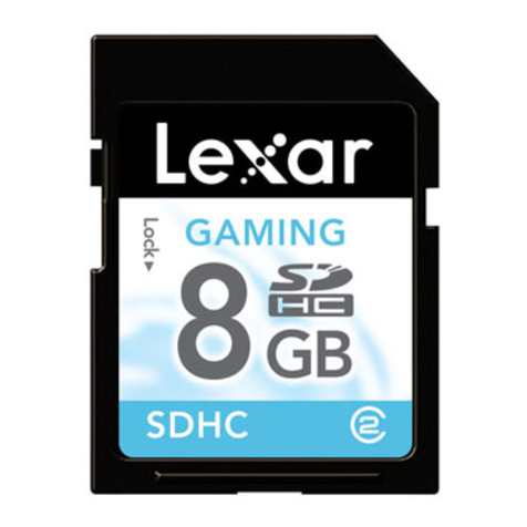 Lexar SDHC CARD User manual Lexar SDHC CARD User manual