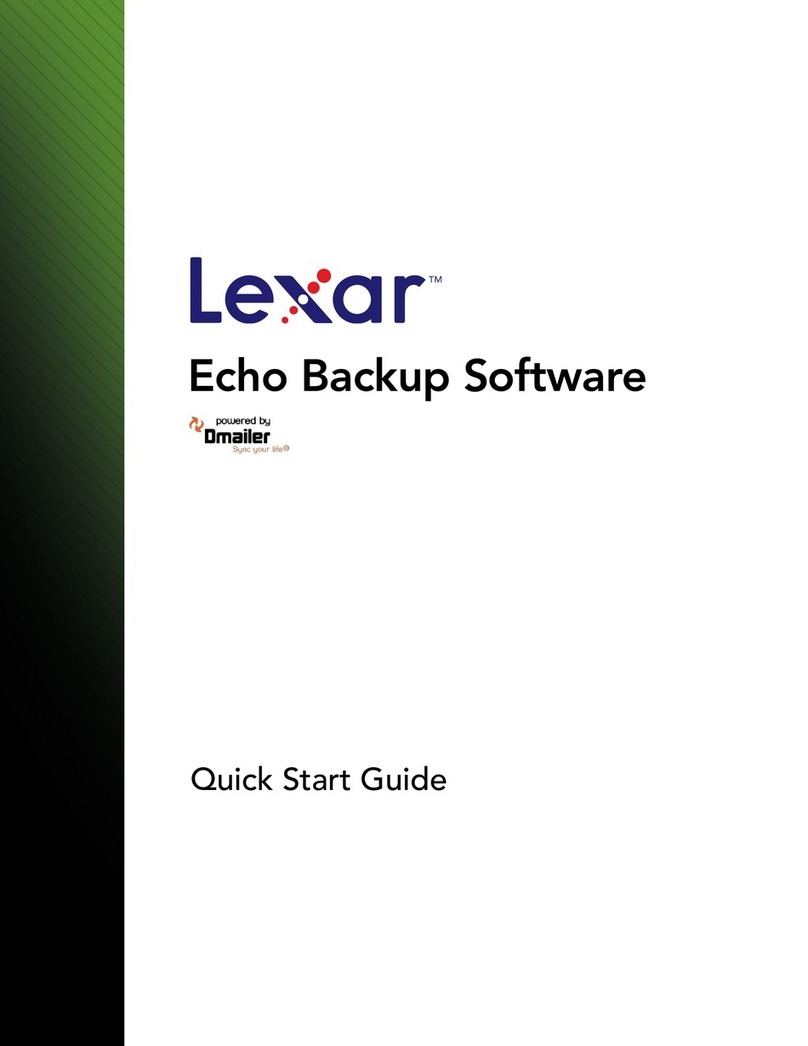 Lexar ECHO BACKUP User manual