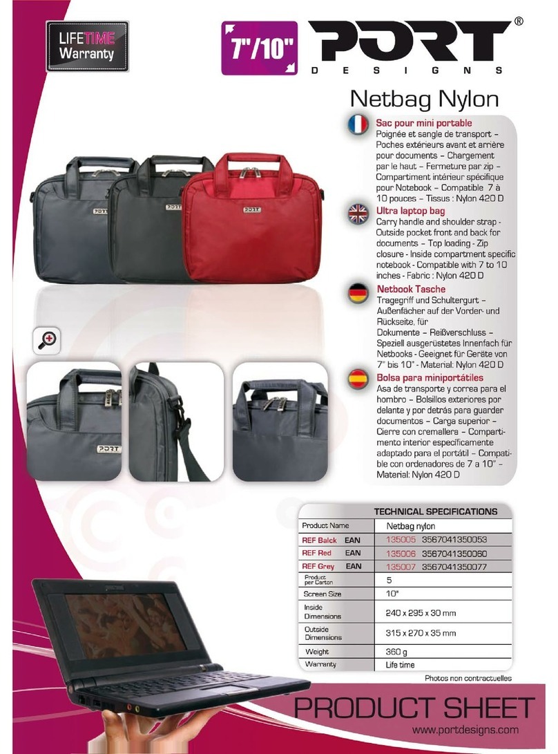 PORT DESIGNS NETBAG NYLON User manual PORT DESIGNS NETBAG NYLON User manual