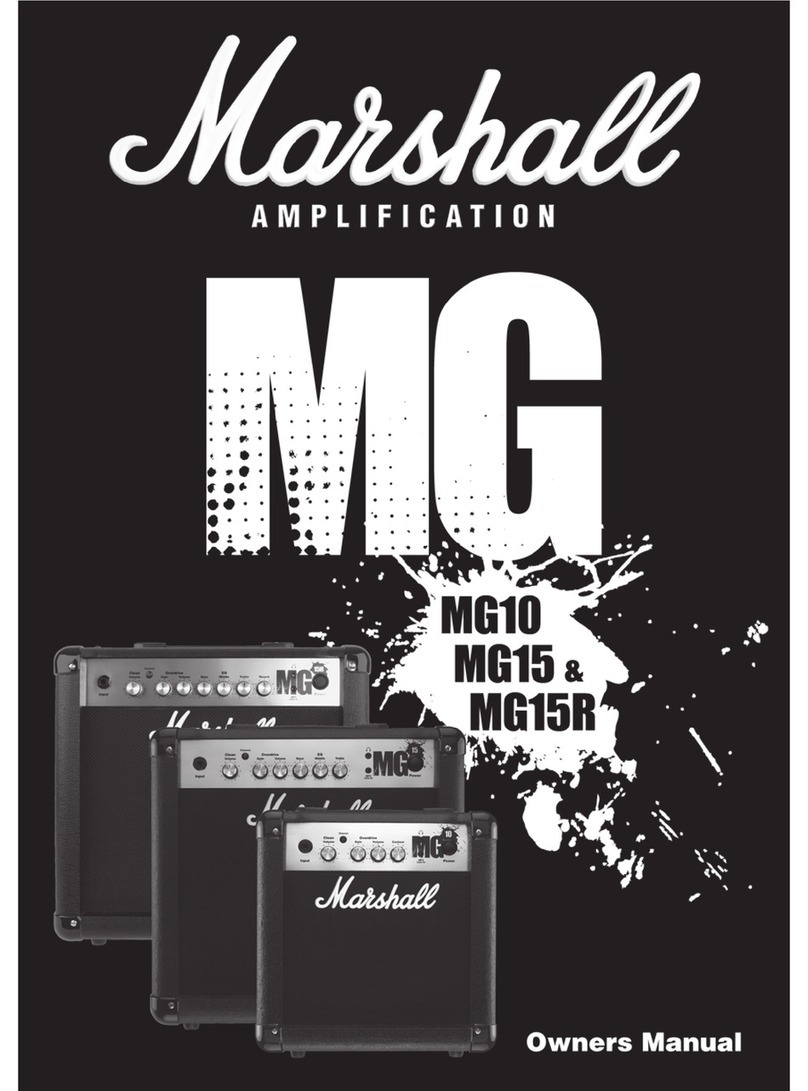 Marshall Amplification MG10 User manual