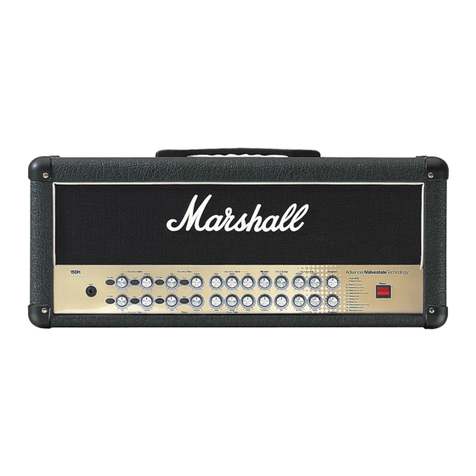 Marshall Amplification VALVETEST AVT150HX owner's manual