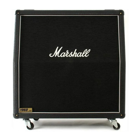 Marshall Amplification 1960A User manual Marshall Amplification 1960A User manual