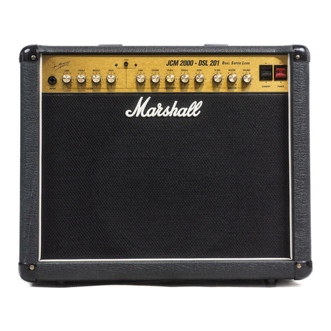 Marshall Amplification JCM 200 DSL 401 manual