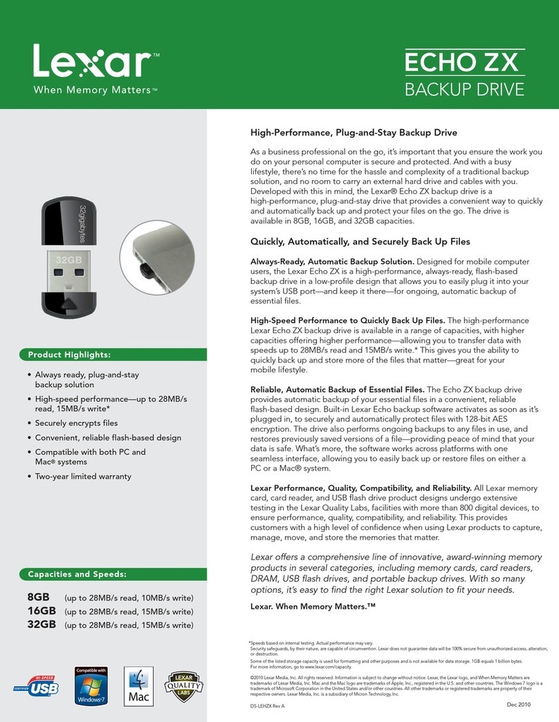 Lexar ECHO ZX User manual