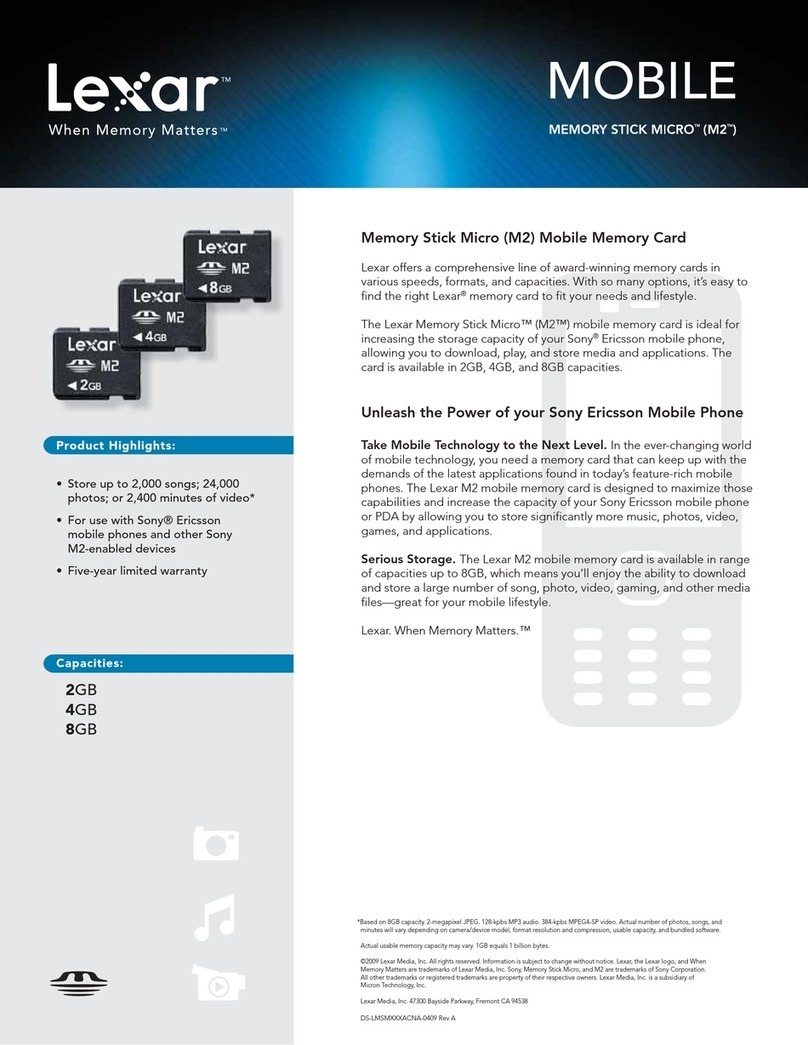 Lexar M2 User manual