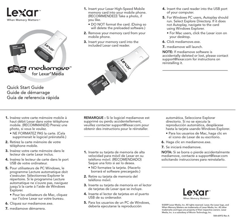 Lexar MEDIAMOVE User manual