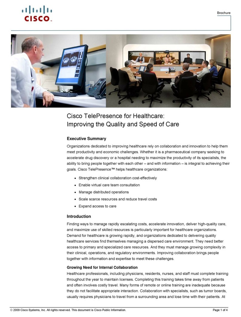 Cisco TelePresence brochure