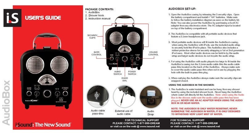 I.SOUND AUDIOBOX user guide