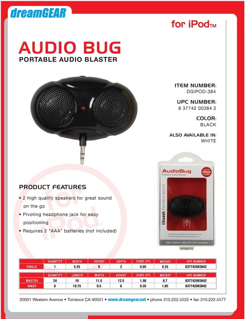 I.SOUND AUDIO BUG Product features