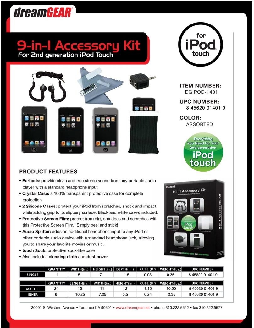 I.SOUND 9-IN-1 ACCESSORY KIT User manual
