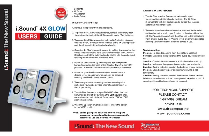 I.SOUND 4X GLOW manual