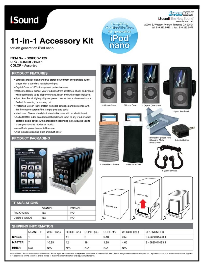 I.SOUND 11-IN-1 ACCESSORY KIT User manual