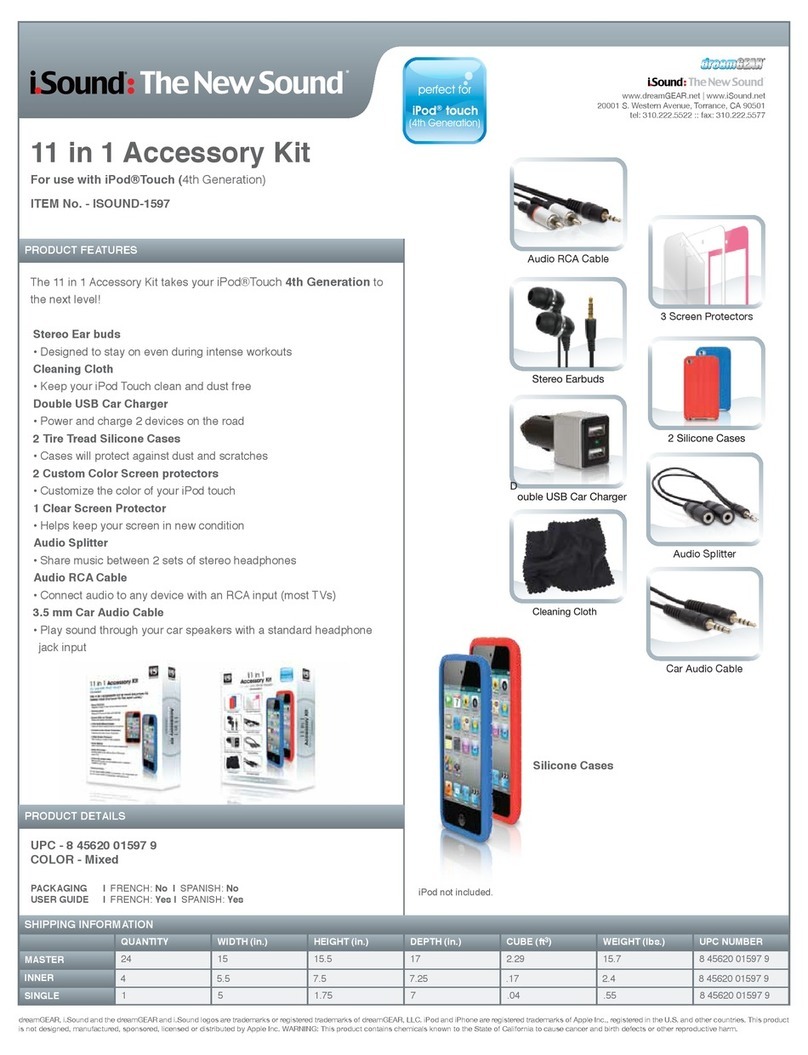 I.SOUND 11 IN 1 ACCESSORY KIT - DATASHEET 2 datasheet